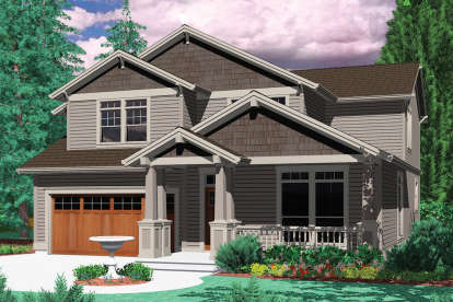 Bungalow House Plan #2559-00333 Elevation Photo