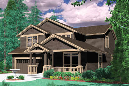 Bungalow House Plan #2559-00333 Elevation Photo