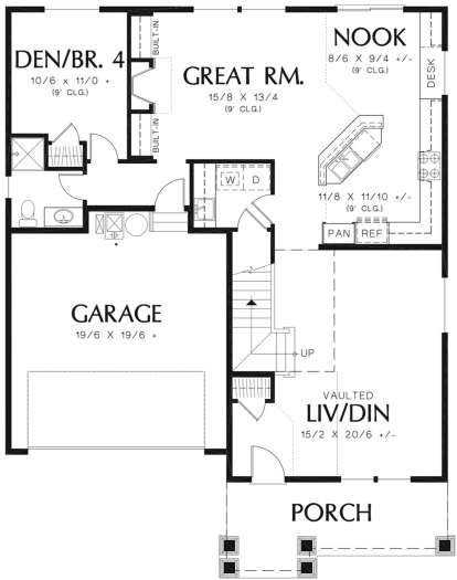 Main Floor for House Plan #2559-00333
