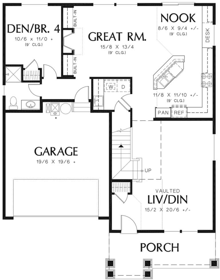 House Plan House Plan #12110 Drawing 1