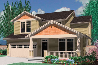 Craftsman House Plan #2559-00334 Elevation Photo