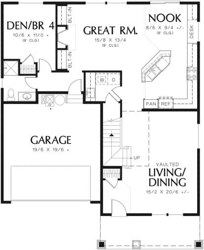 House Plan House Plan #12111 Drawing 1