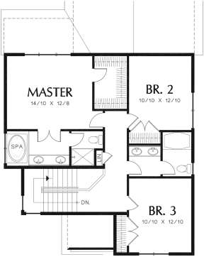 Second Floor for House Plan #2559-00335