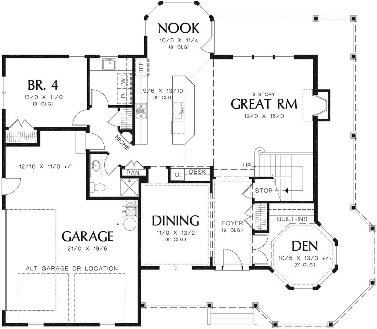 Main Floor for House Plan #2559-00337