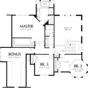 Second Floor for House Plan #2559-00337