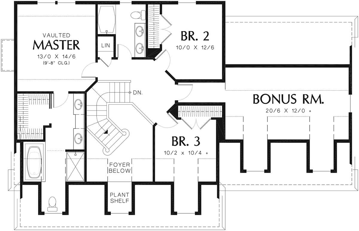 Second Floor for House Plan #2559-00338