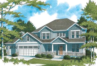 Country House Plan #2559-00340 Elevation Photo