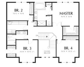 Floorplan 2 for House Plan #2559-00340