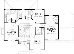 Second Floor for House Plan #2559-00341