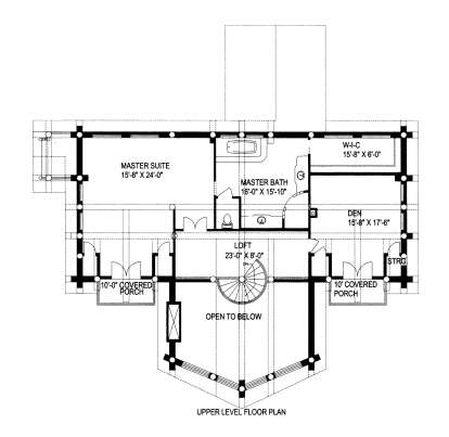 Second Floor for House Plan #039-00002