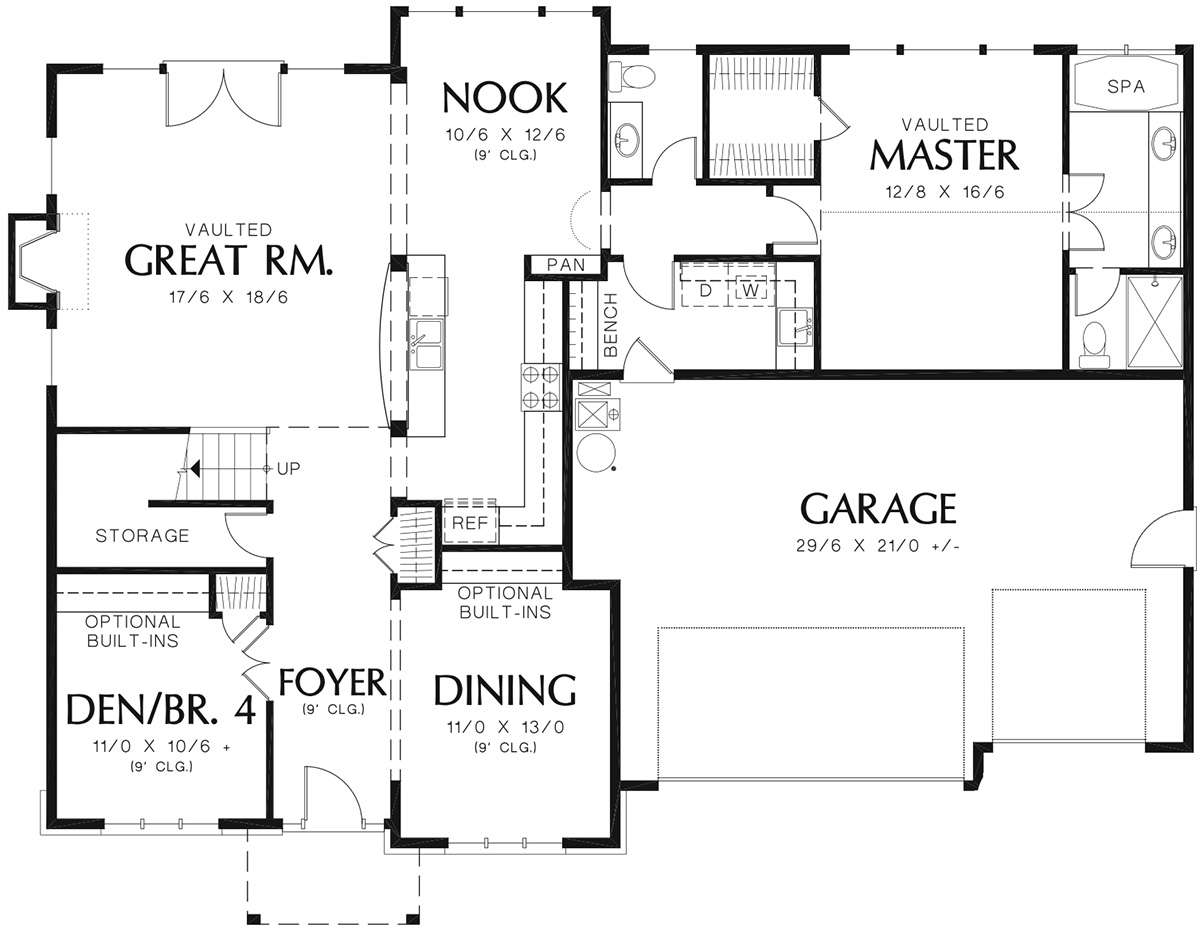 Main Floor for House Plan #2559-00345