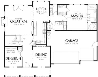 Main Floor for House Plan #2559-00346