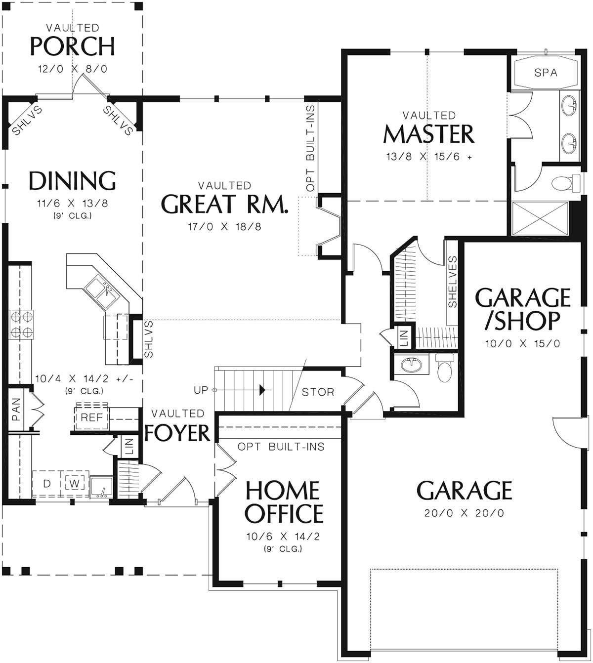 Main Floor for House Plan #2559-00347