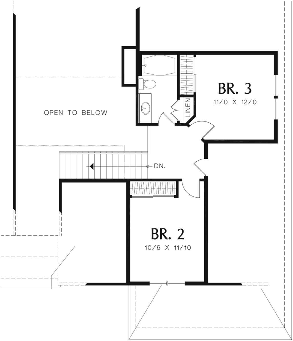Second Floor for House Plan #2559-00347