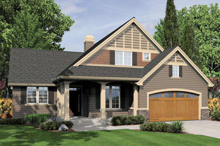 Bungalow House Plan #2559-00348 Elevation Photo