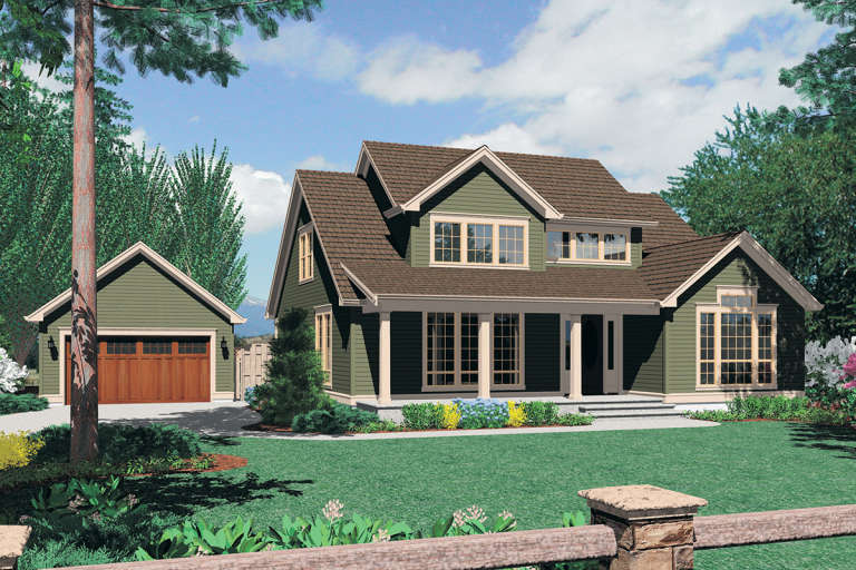 House Plan House Plan #12126 Front Elevation 