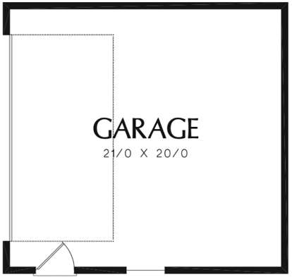 Garage for House Plan #2559-00349
