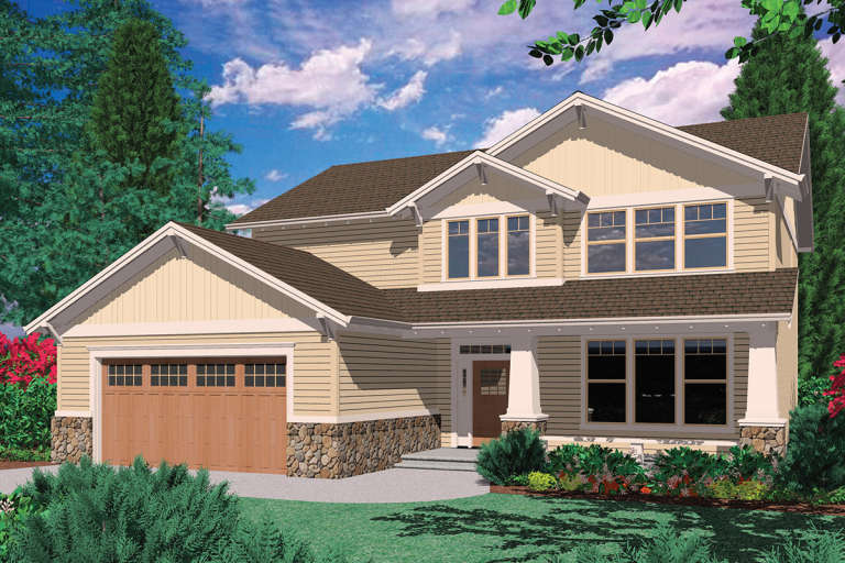 House Plan House Plan #12127 Front Elevation 