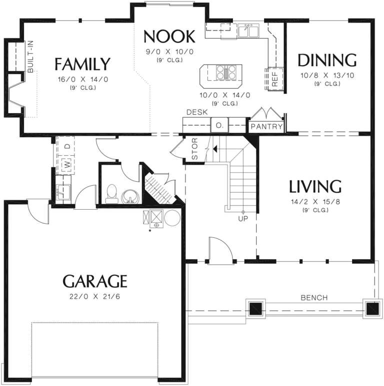 House Plan House Plan #12127 Drawing 1