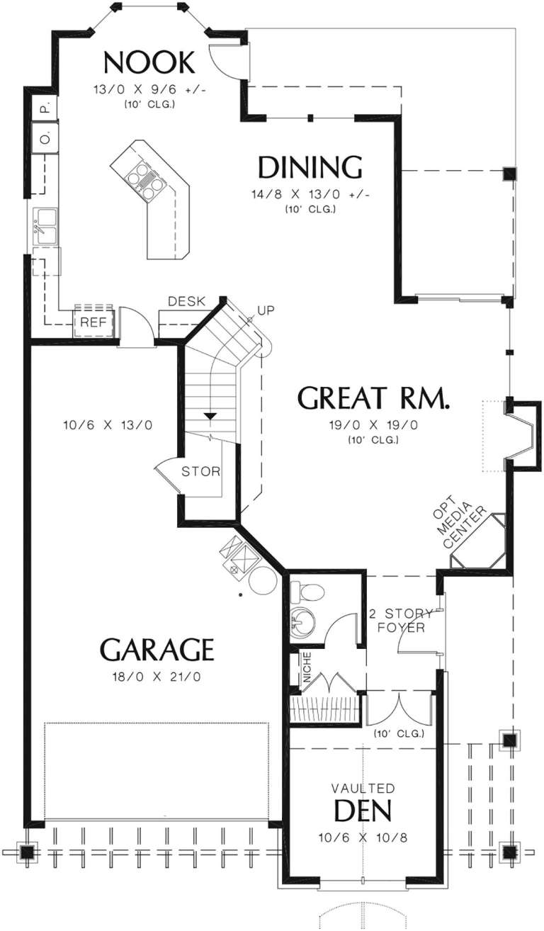 House Plan House Plan #12128 Drawing 1