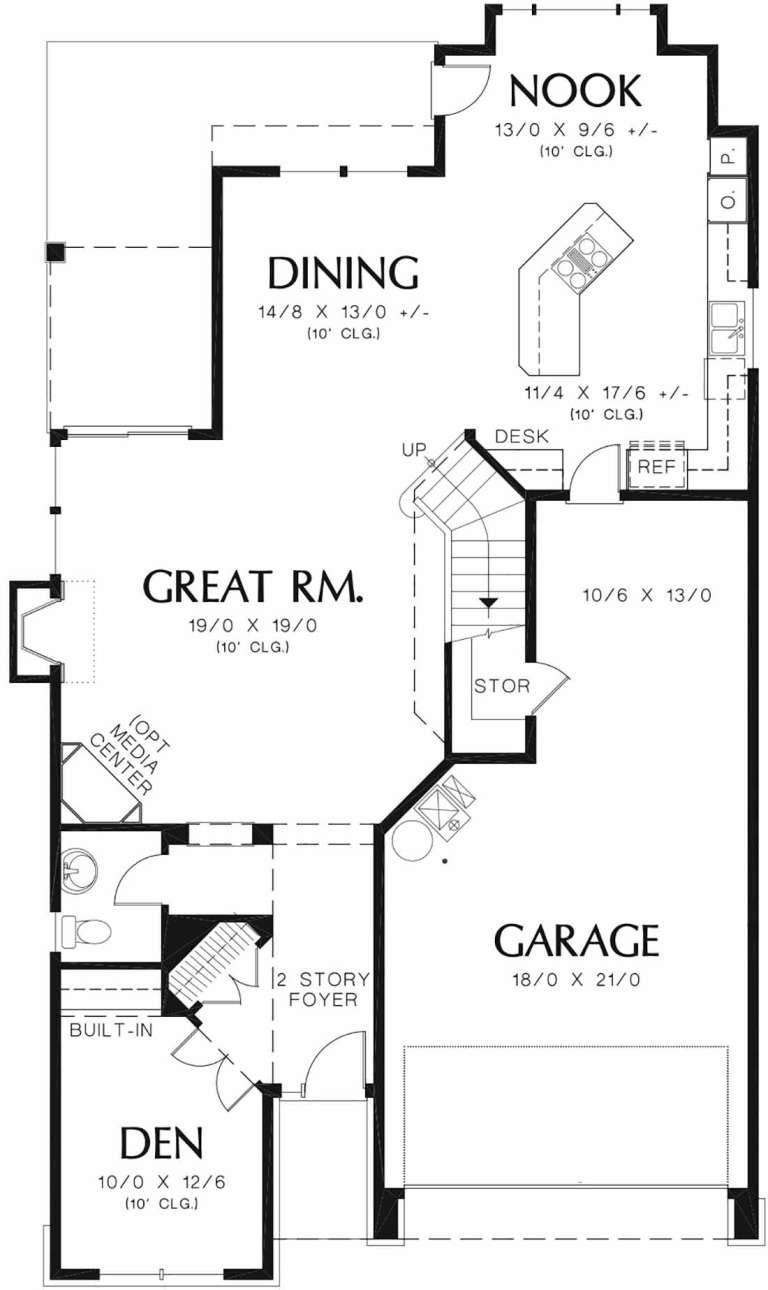 House Plan House Plan #12129 Drawing 1
