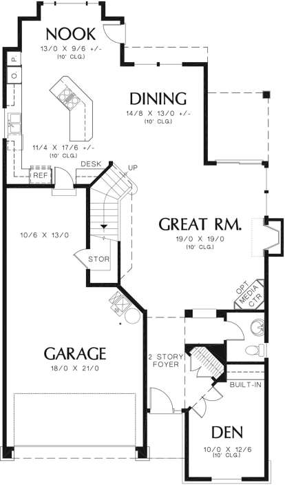Main Floor for House Plan #2559-00353