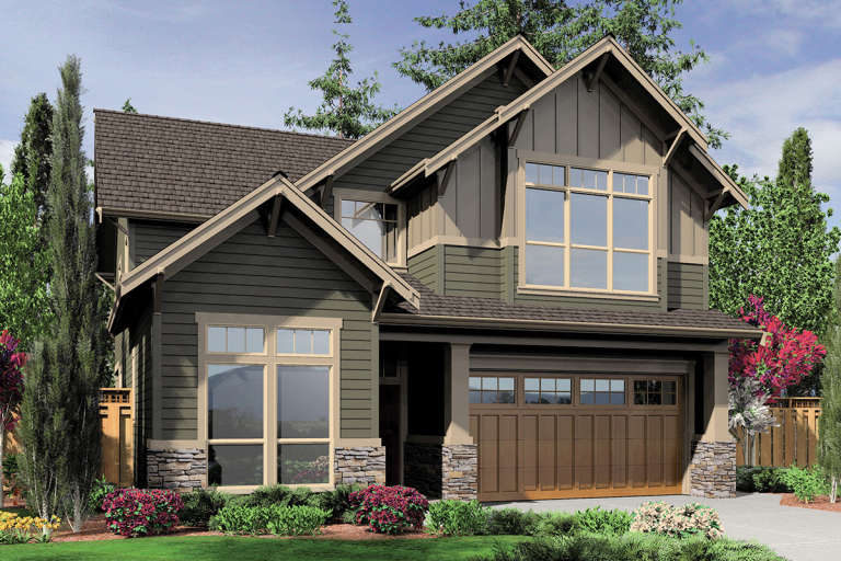 Bungalow House Plan #2559-00355 Elevation Photo