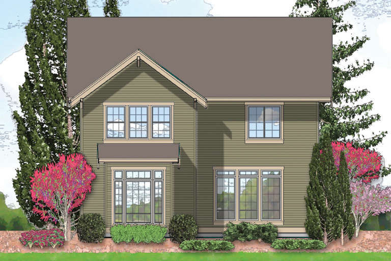 Bungalow House Plan #2559-00355 Elevation Photo