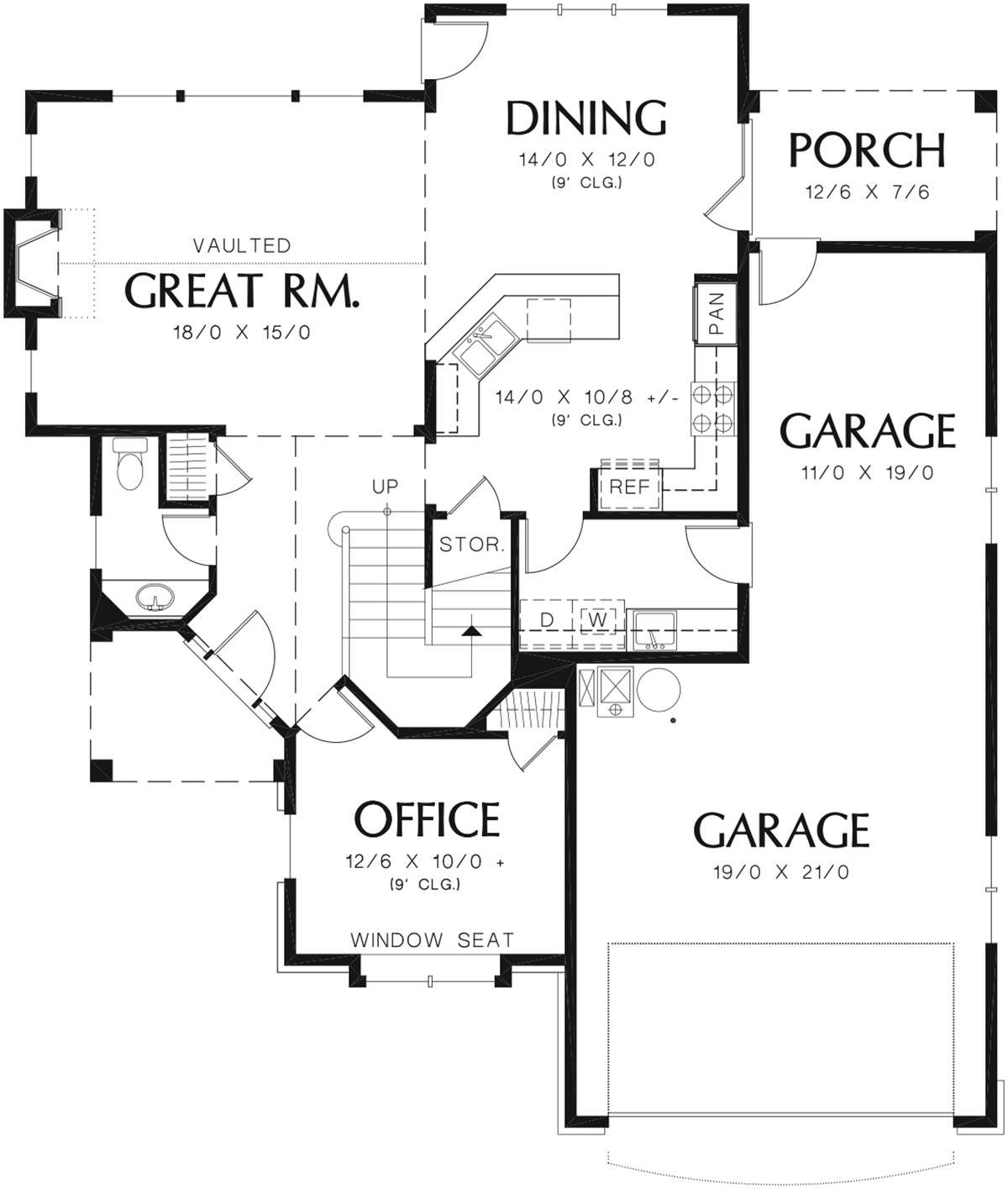 Main Floor for House Plan #2559-00357