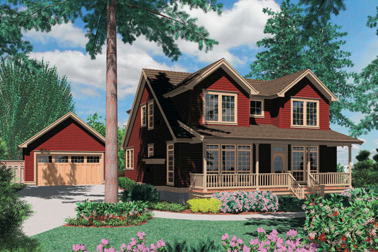 House Plan House Plan #12135 Front Elevation 
