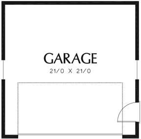 Garage for House Plan #2559-00358