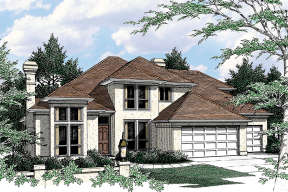 Contemporary House Plan #2559-00360 Elevation Photo