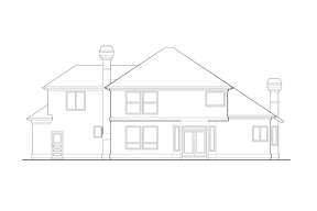 Contemporary House Plan #2559-00360 Elevation Photo