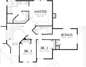 Second Floor for House Plan #2559-00360