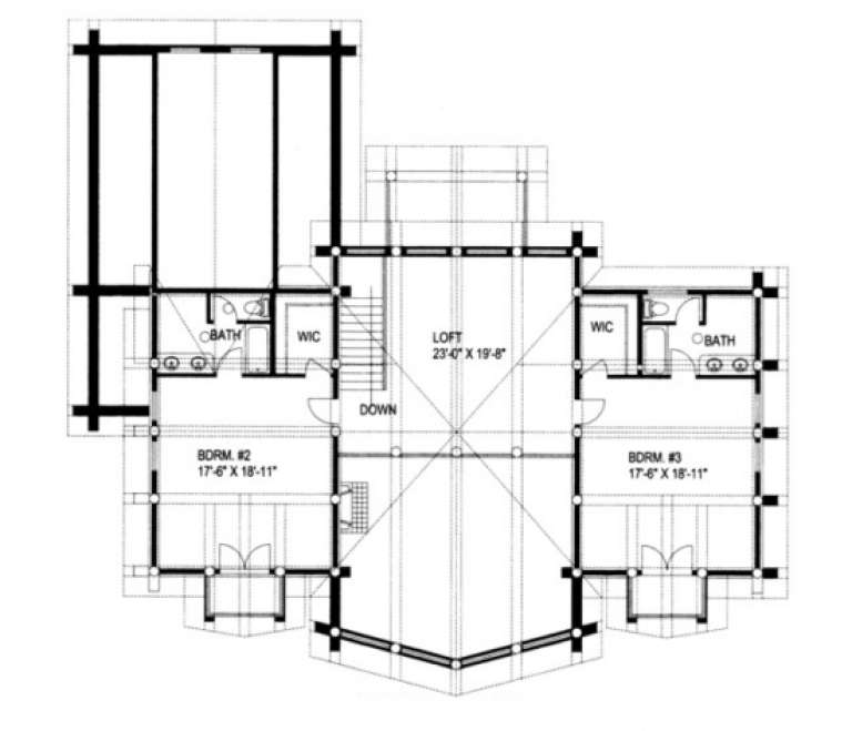 House Plan House Plan #1214 Drawing 3