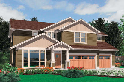 Craftsman House Plan #2559-00363 Elevation Photo