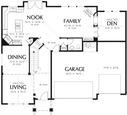 Main Floor for House Plan #2559-00363