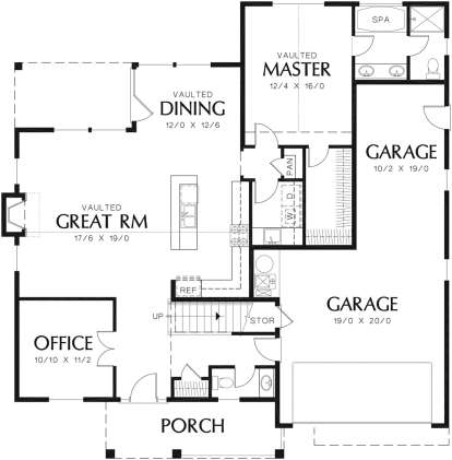 Main Floor for House Plan #2559-00367
