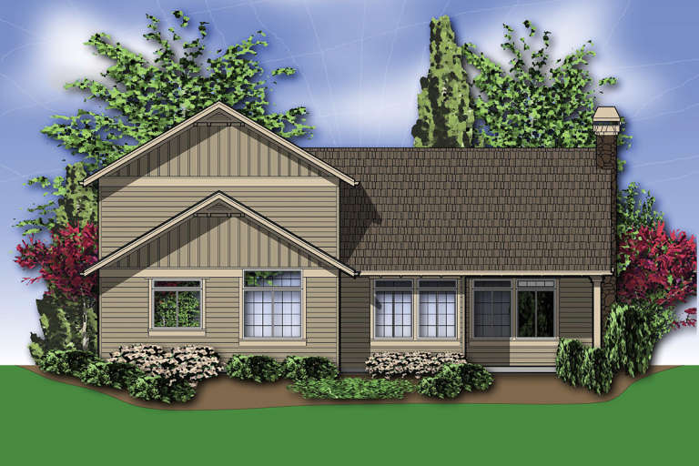 Craftsman House Plan #2559-00368 Elevation Photo