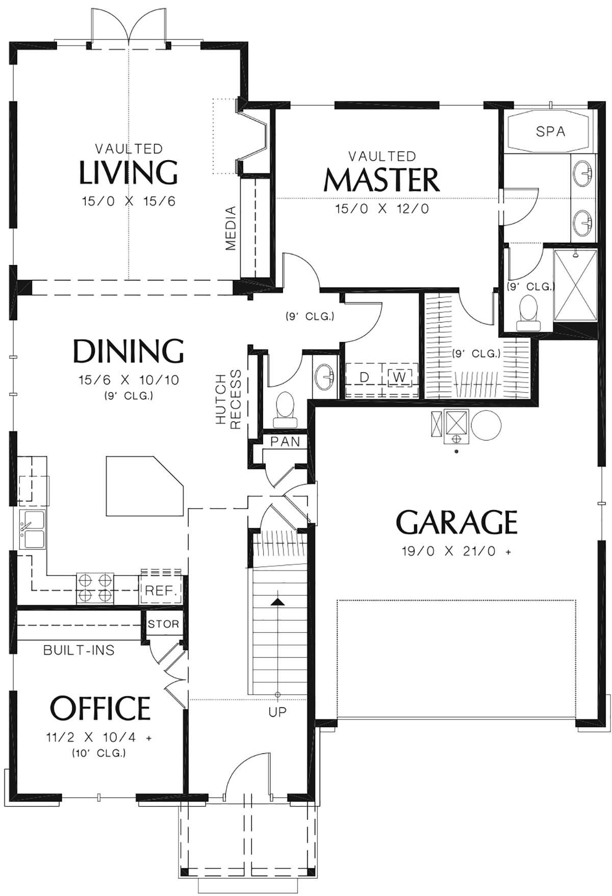 Main Floor for House Plan #2559-00369