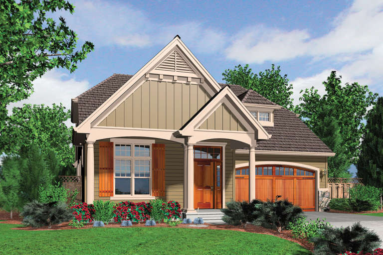 House Plan House Plan #12147 Front Elevation 