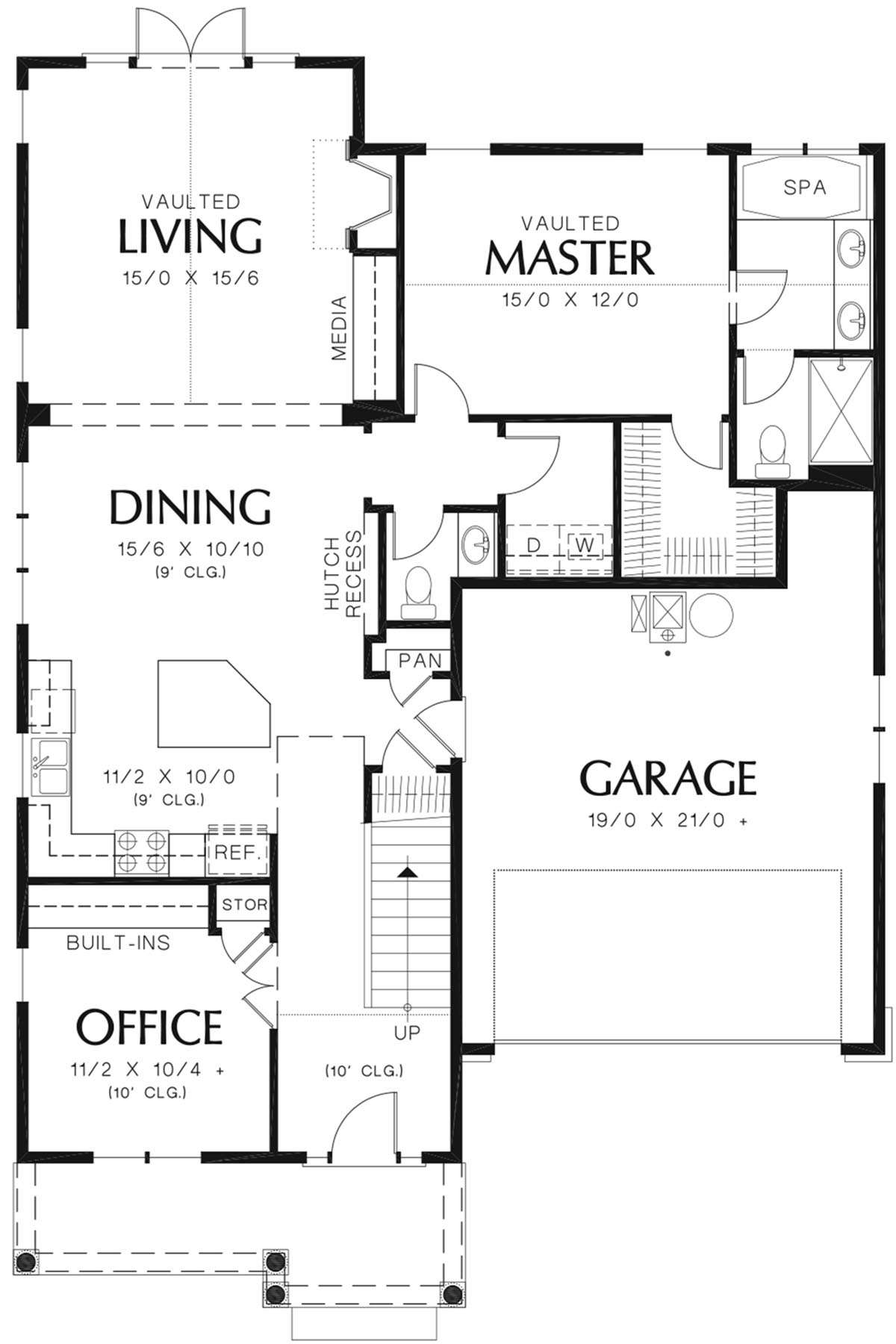 Main Floor for House Plan #2559-00370