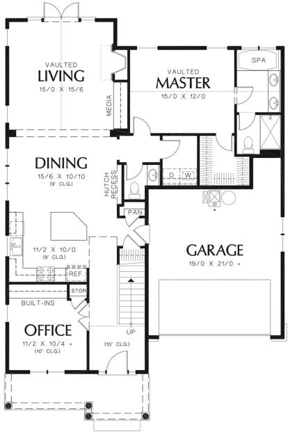 House Plan House Plan #12147 Drawing 1