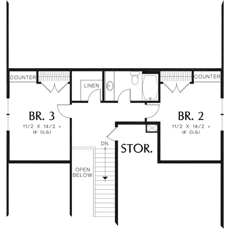 Traditional Plan - 2,032 Square Feet, 3 Bedrooms, 2.5 Bathrooms | Floor ...