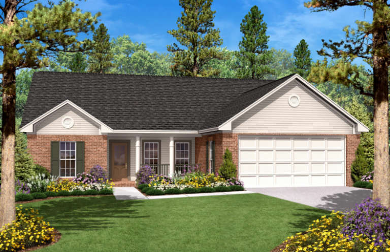 House Plan House Plan #1215 Front Elevation