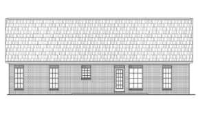 Ranch House Plan #041-00004 Elevation Photo