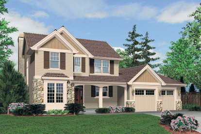 Traditional House Plan #2559-00373 Elevation Photo