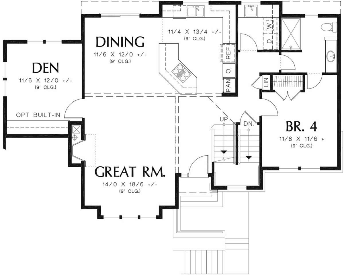 Main Floor for House Plan #2559-00374