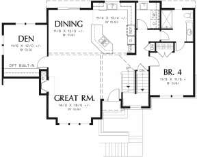 Main Floor for House Plan #2559-00374