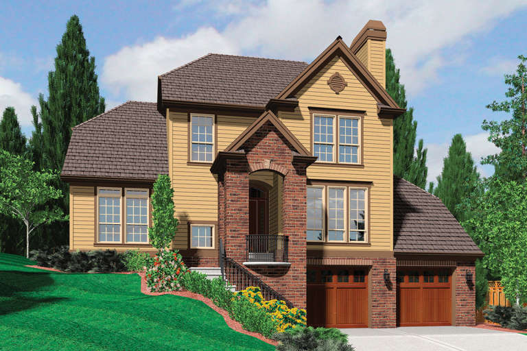 House Plan House Plan #12152 Front Elevation 